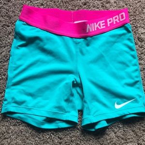 Nike pro compression shorts